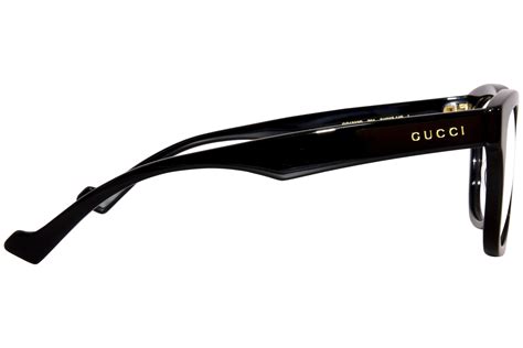 black glasses gucci|Gucci GG1332O Black Eyeglasses .